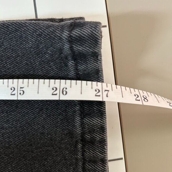 Afends Shelby Organic Denim Wide-Leg Jeans – Black (Size 26) - Picture 11 of 12